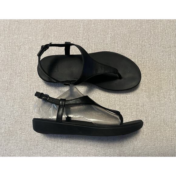 Fitflop Shoes - Fitflop Lainey Slingback Thong Sandals Womens Size 7 Black Minimalist Comfort